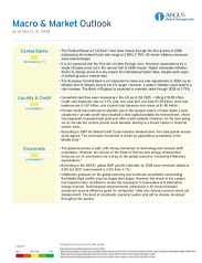Macro and Market Outlook